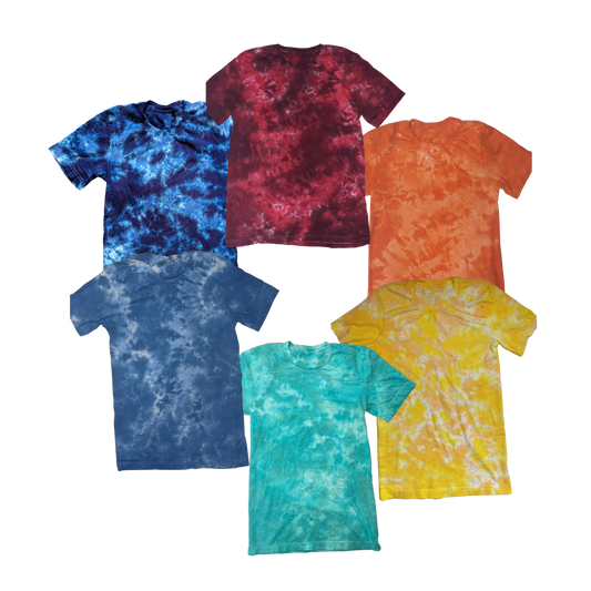 Monochrome Tie Dye Shirt: Color Customizable Scrunch